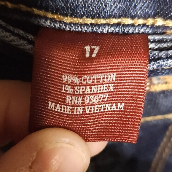 Arizona Midrise Distressed Skinny Jeans 17 - Picture 8 of 8